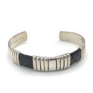 B0430 Retired Silpada Black Cuff Bracelet